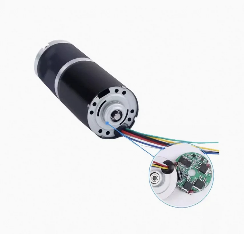 28mm 2838 brushless DC reduction motor planetary gear speed regulation high torque micro forward and reverse signal feedback