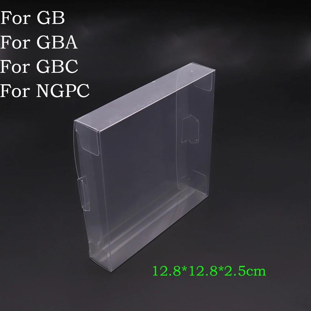 Voor Gb Gba Gbc Ngpc Box Clear Plastic Doos Protectors Mouwen Video Game Boxed