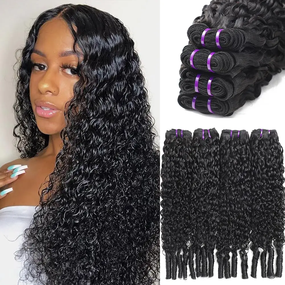 

Бирманские вьющиеся пучки 100% пучки человеческих волос, необработанные бразильские наращивание человеческих волос толстого плетения для женщин