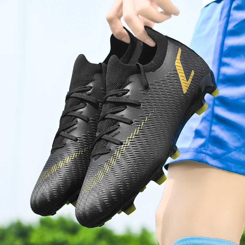 รองเท้าฟุตบอล LiXingMing สำหรับผู้ชาย สีน้ำเงิน TF/AG รองเท้าฟุตบอลสำหรับมืออาชีพ วัยรุ่น ฝึกซ้อมกลางแจ้ง รองเท้าสตั๊ดสำหรับสนามหญ้า รองเท้าฟุตบอลเด็ก ขายตรง