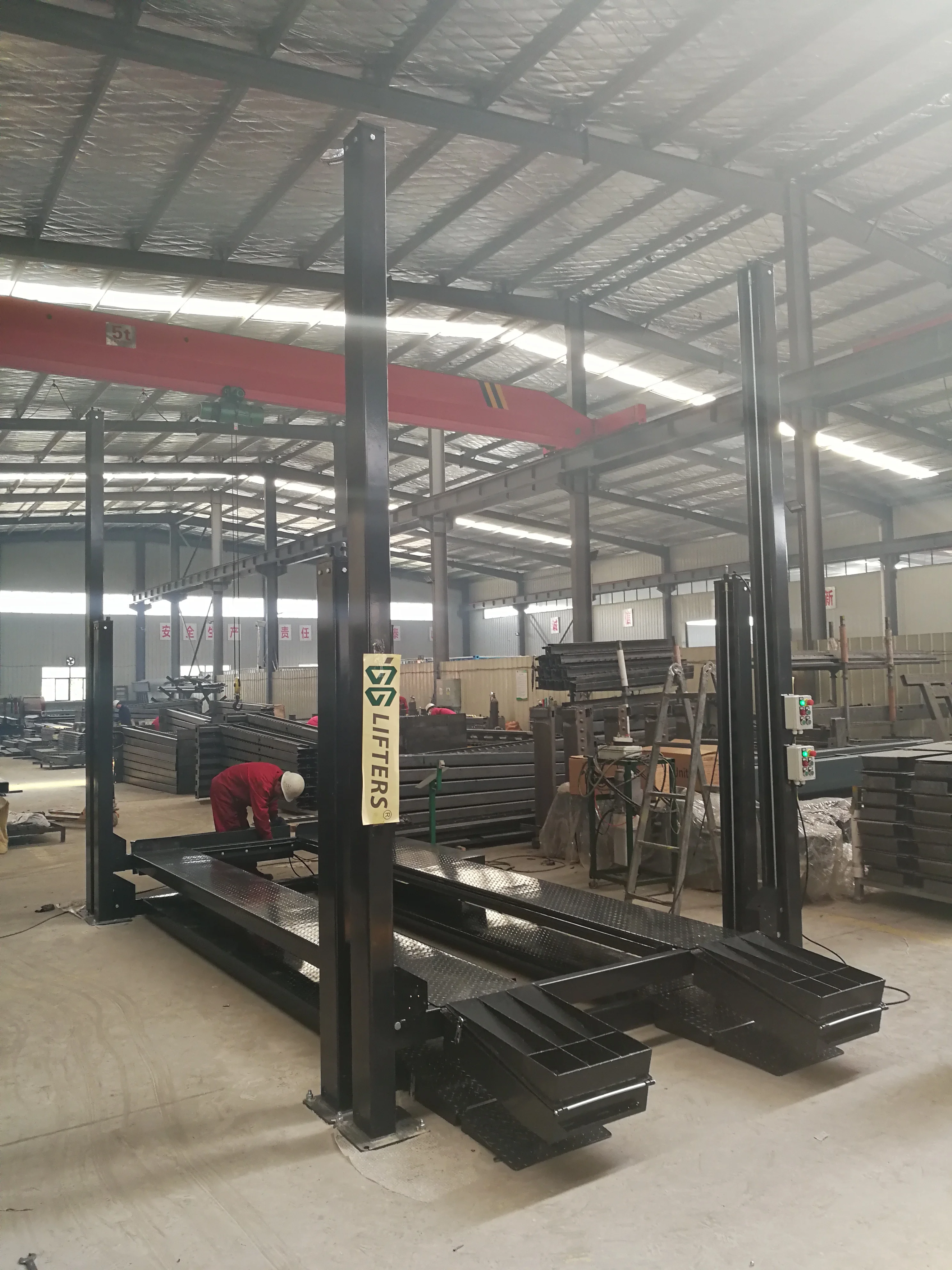 Motor Drive Mode for Car Parking Lot 3-Stair Level Triple Stacker Lift Mechanical Steel Parking Equipment