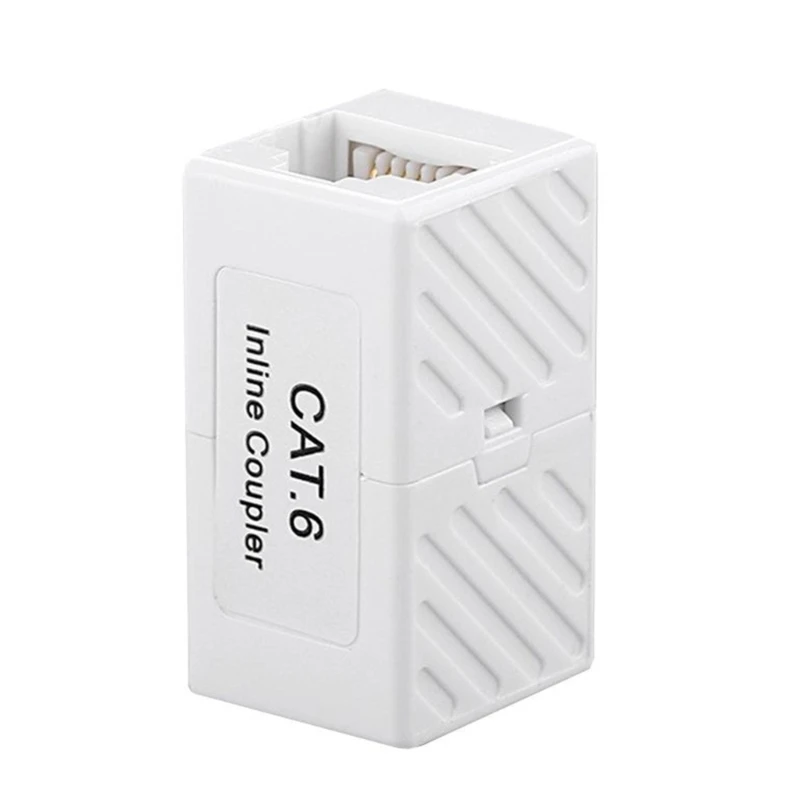 Разъем сетевого кабеля RJ45 Cat6A Cat6 Cat5e RJ45 Ethernet-переходник «мама-мама» удлинитель сетевого кабеля Прямая поставка