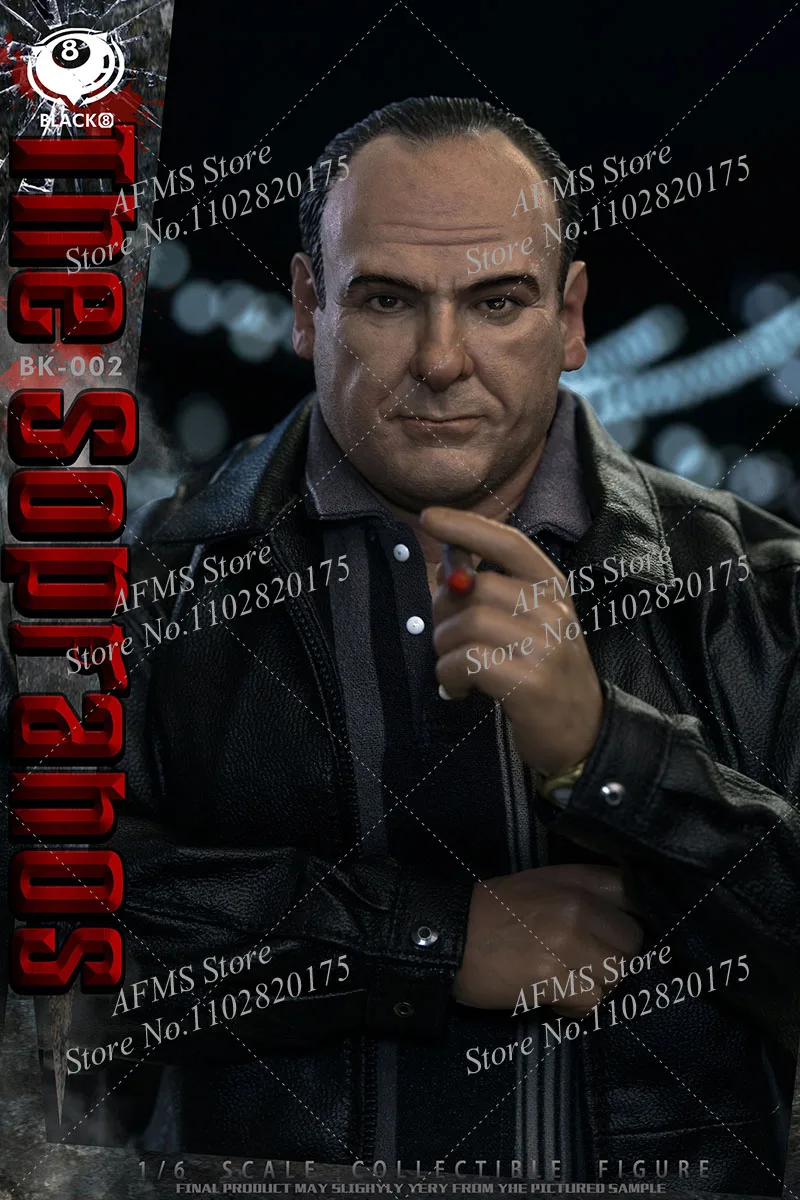 BLACK 8 STUDIO BK-002 Figurka kolekcjonerska w skali 1/6 Gangster Family Boss Pełny zestaw 12-calowy model figurki akcji mężczyzny żołnierza