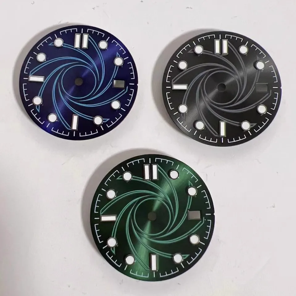 

Мужские часы 31 мм, буквально модифицированный механический механизм, буквально светящаяся адаптация ETA2836