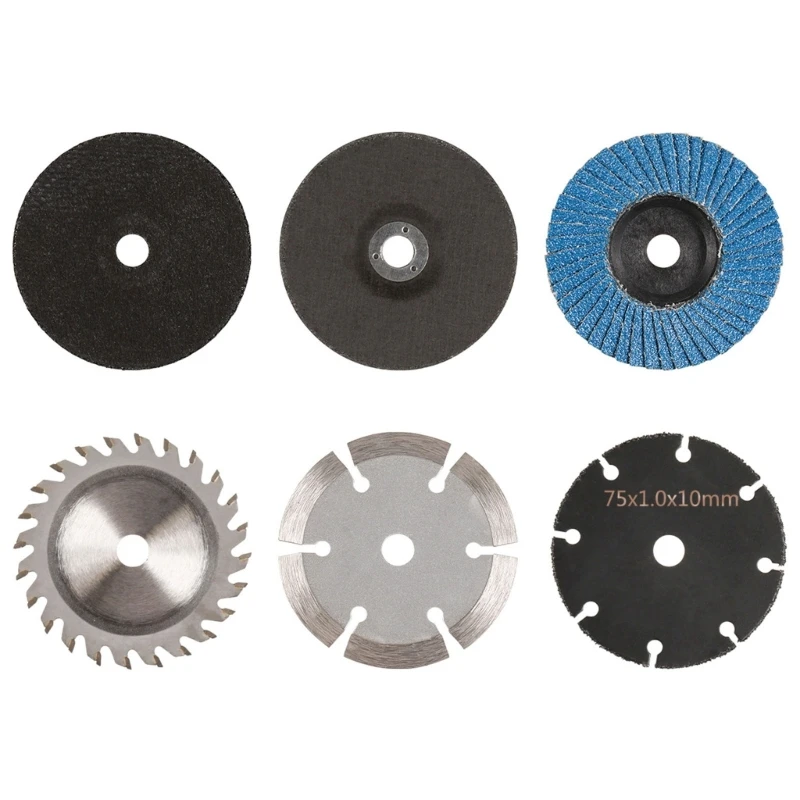 

6Pcs 75mm 3" Cutting Disc Grinders Metal Circulars Disc Grinding Wheel Dropsale