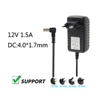 YeeLight RGB LED 12V 1.5A AC/DC Converter 100-240V Multi-Voltage Adapter with US EU UK AU Plugs