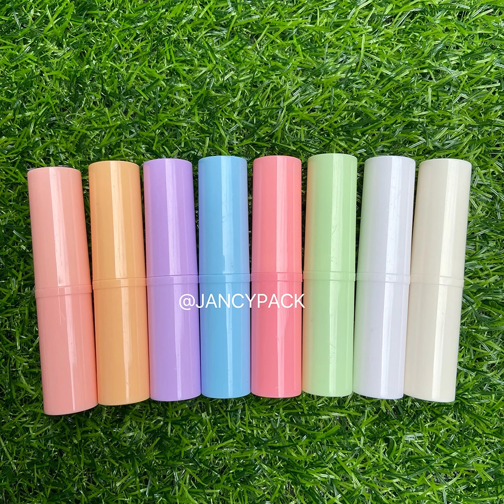 

3g Colorful Lip Balm Container With Caps Mini Empty Lip Balm Stick Tube Lipstick Tube DIY Empty Chapstick Lip Gloss Tube