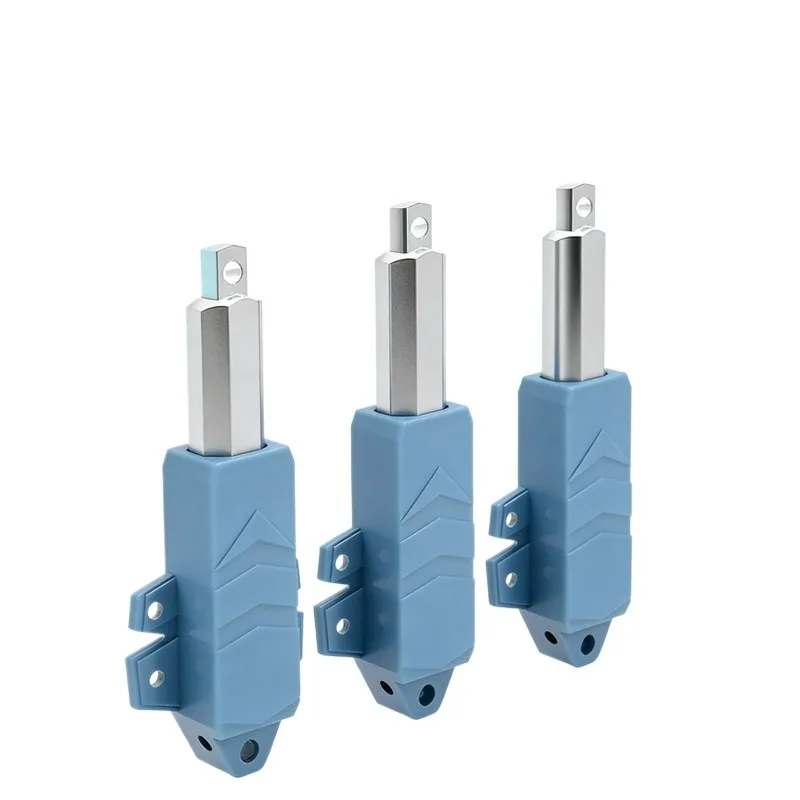 For Small Miniature Electric Push Rod Cylinder 12-24V220V Linear Reciprocating Large Thrust Mini Elevator Telescopic Rod   1pcs