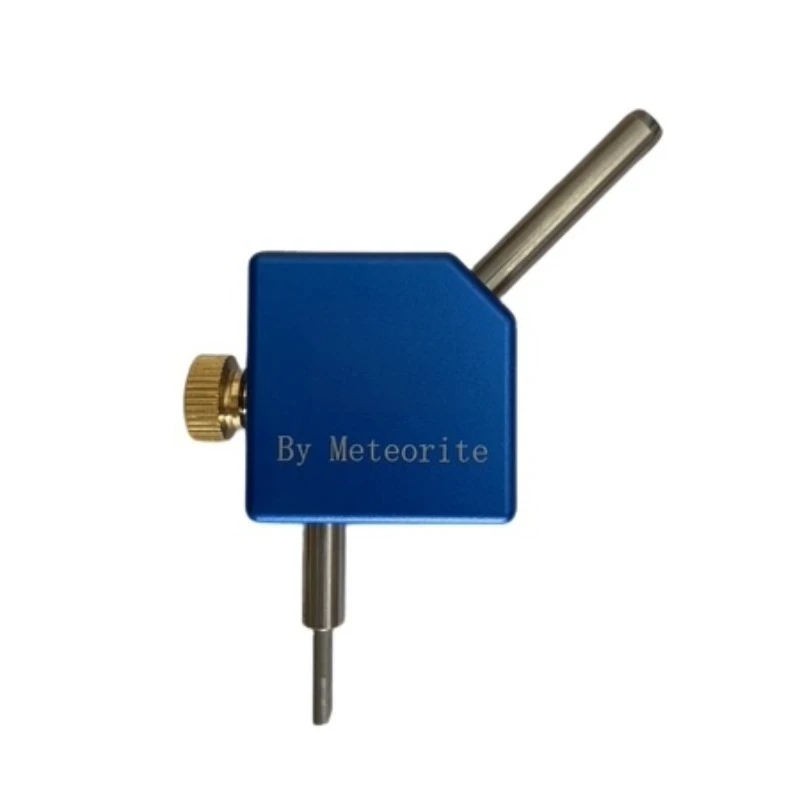 Universal High-precision 45° Angle Adapter Block for Gemstone Processing