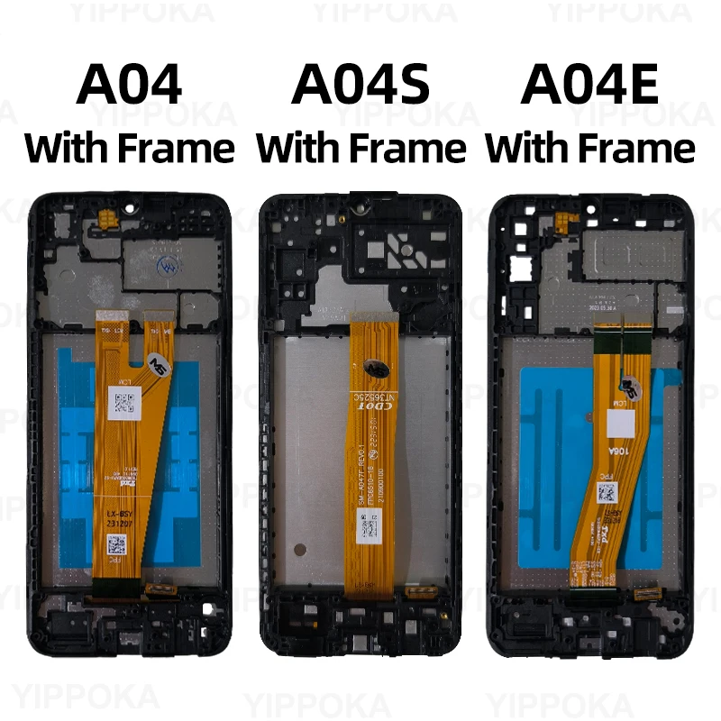 LCD For Samsung Galaxy A04E A042 Display A04 A045 Touch Screen Digitizer For Samsung Display A04S A047F LCD Replacement Parts