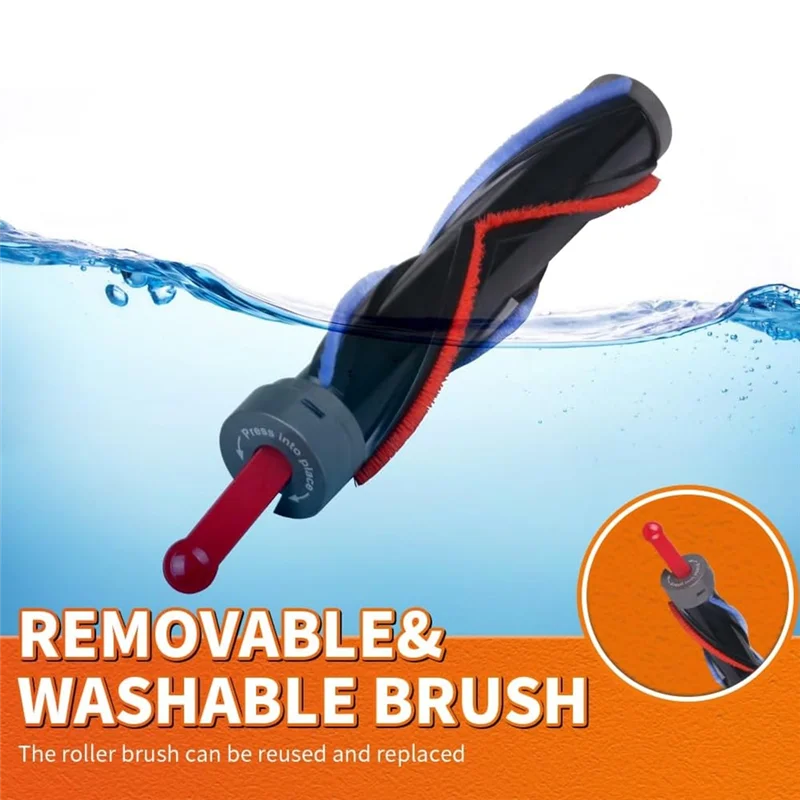 ABUS-クイックリリースローラーブラシクリーナーヘッド交換用ダイソン V7 V8 V10 V11 V15 真空アタッチメント LED ライト付き