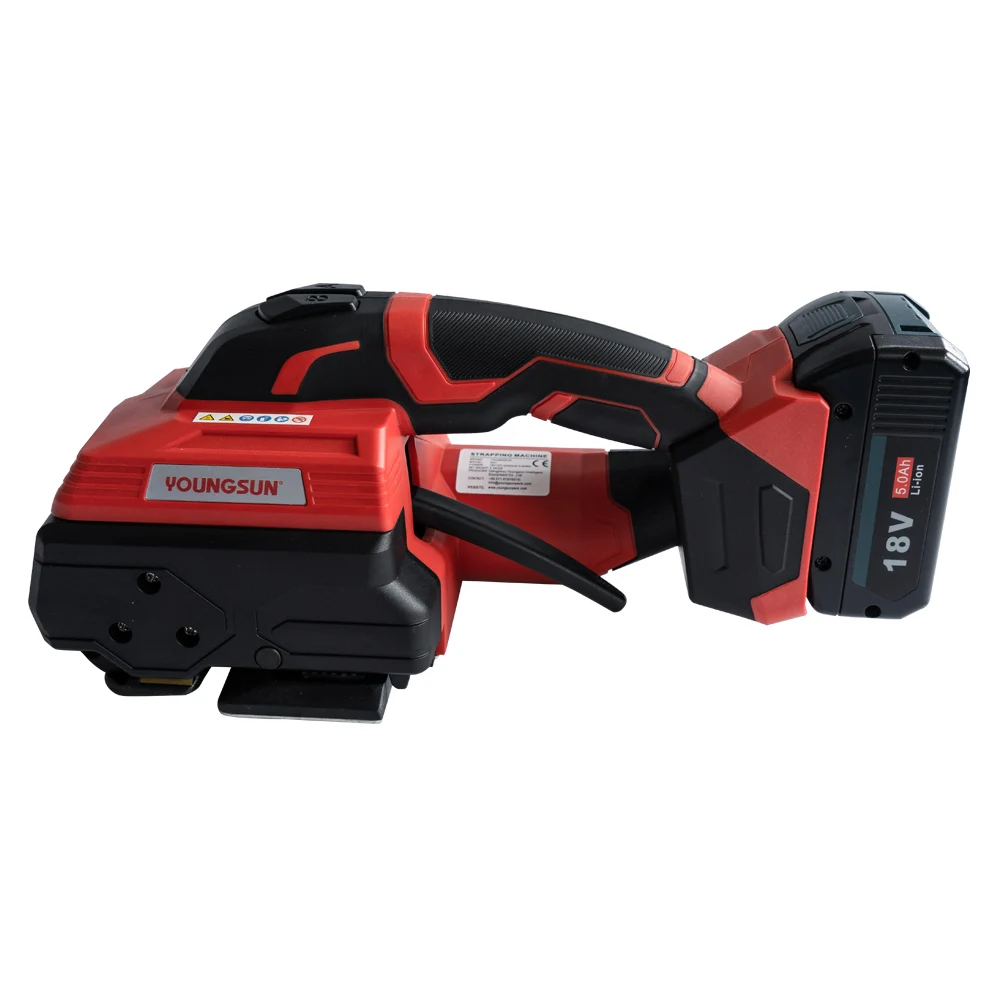 Q31Universal Battery Automatic Battery Strapping Machine Handheld PP PET Electric Battery Powered Strapping Tool