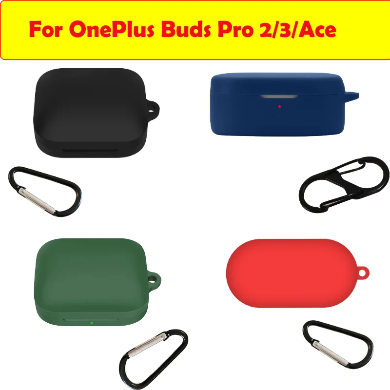 For OneplusBuds 3/Pro 2/Ace Headphone Cover Shockproof Case Anti-scratch Protective Sleeve Washable Soft Housing Dustproof Shell