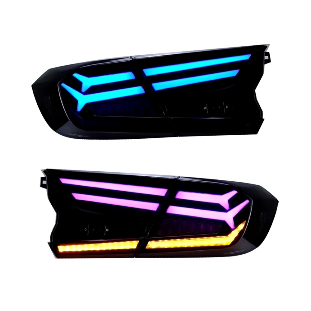 Car Tail Lamp RGB Tail Light LED Tail light Rear Lamp  For Honda Accord