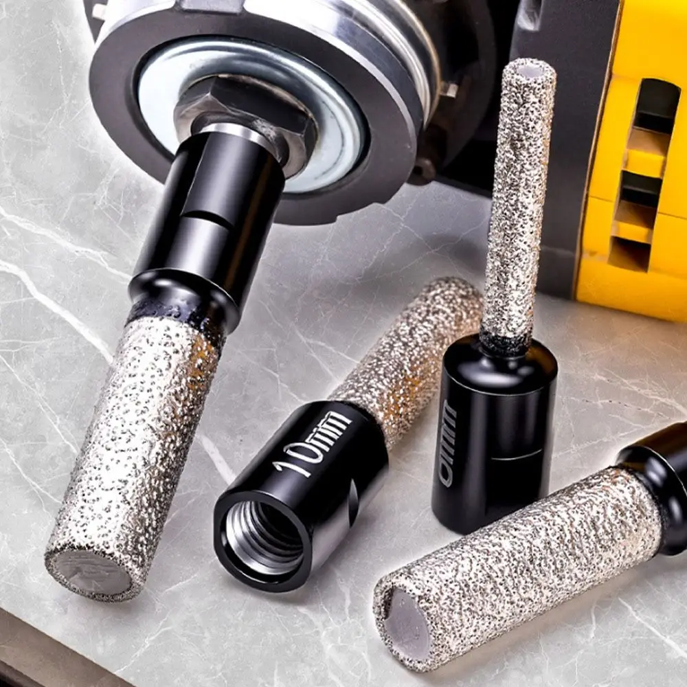 

M10 Алмазная пайка для подводного шлифовального круга 6-12 мм Портативные сверла для плитки Угловая шлифовальная машина Сухое сверло