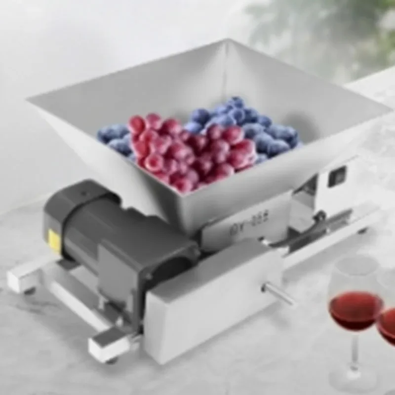 Electric Fruit Crusher Machine Berry Apple Grape Crushing Grinder for Wine Making Home Brewery Cider Production Equipment