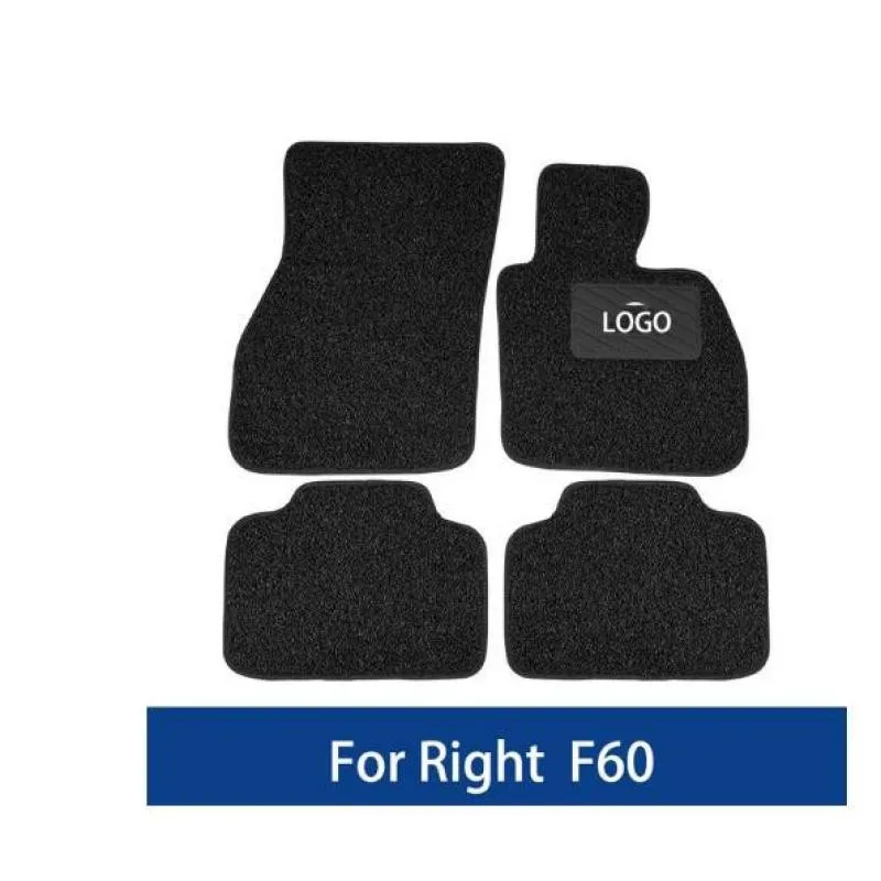 Custom Car Floor Mats Wire Foot Pads Carpet Accessories  For MINI Cooper COUNTRYMAN CLUBMAN One JCW S F54 F55 F57 F57 F60