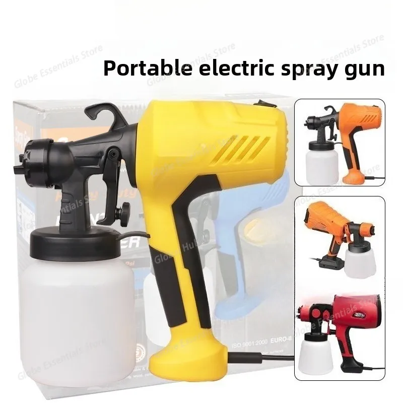 Electric Paint Sprayer Spray Gun Airbrush 18V Lithium Battery Latex Varnish