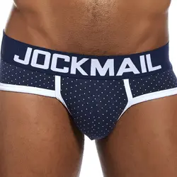 JOCKMAIL Sexy Men Underwear Briefs U Pouch penis pouch Male Panties Mens briefs Gay Underwear Breathable ice silk cartoon print