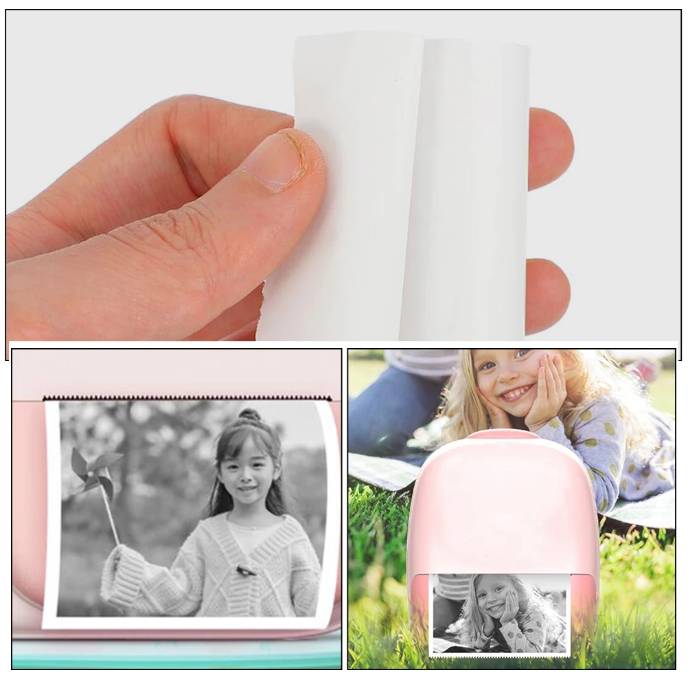 

Thermal Paper Rolls For Instant Camera Clear Printable Refill Replacement Cash Register Receipt Printer Multipurpose