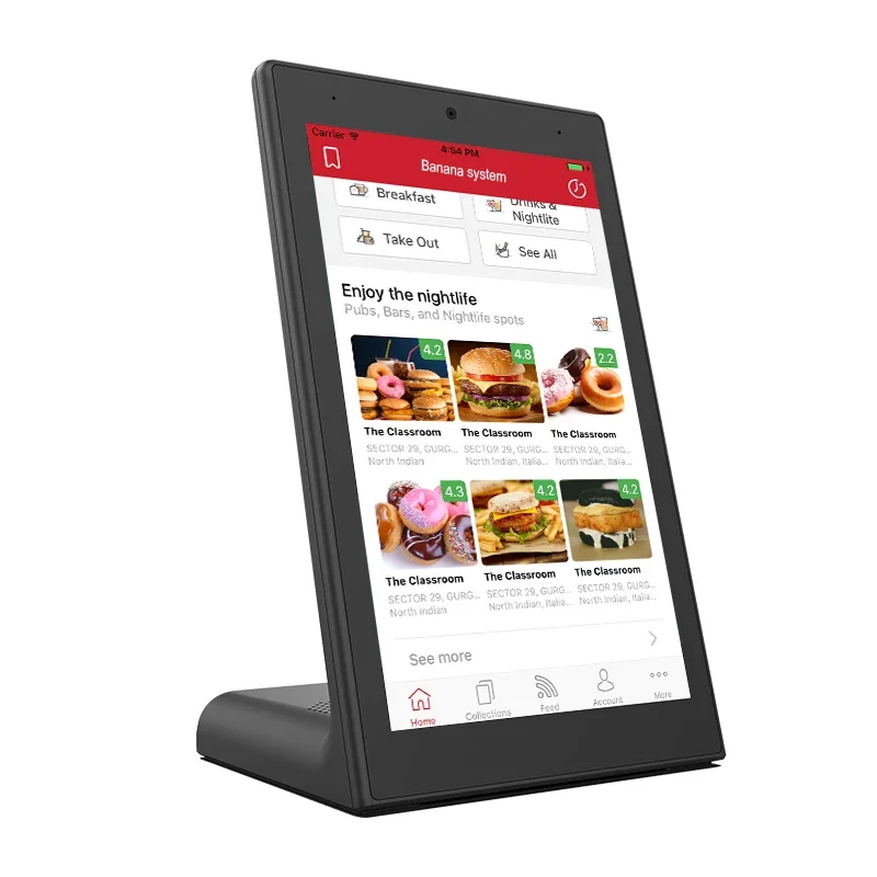 

shape 10.1 inch touch screen Customer Feedback Evaluator tablet for Bank Restaurant ordering