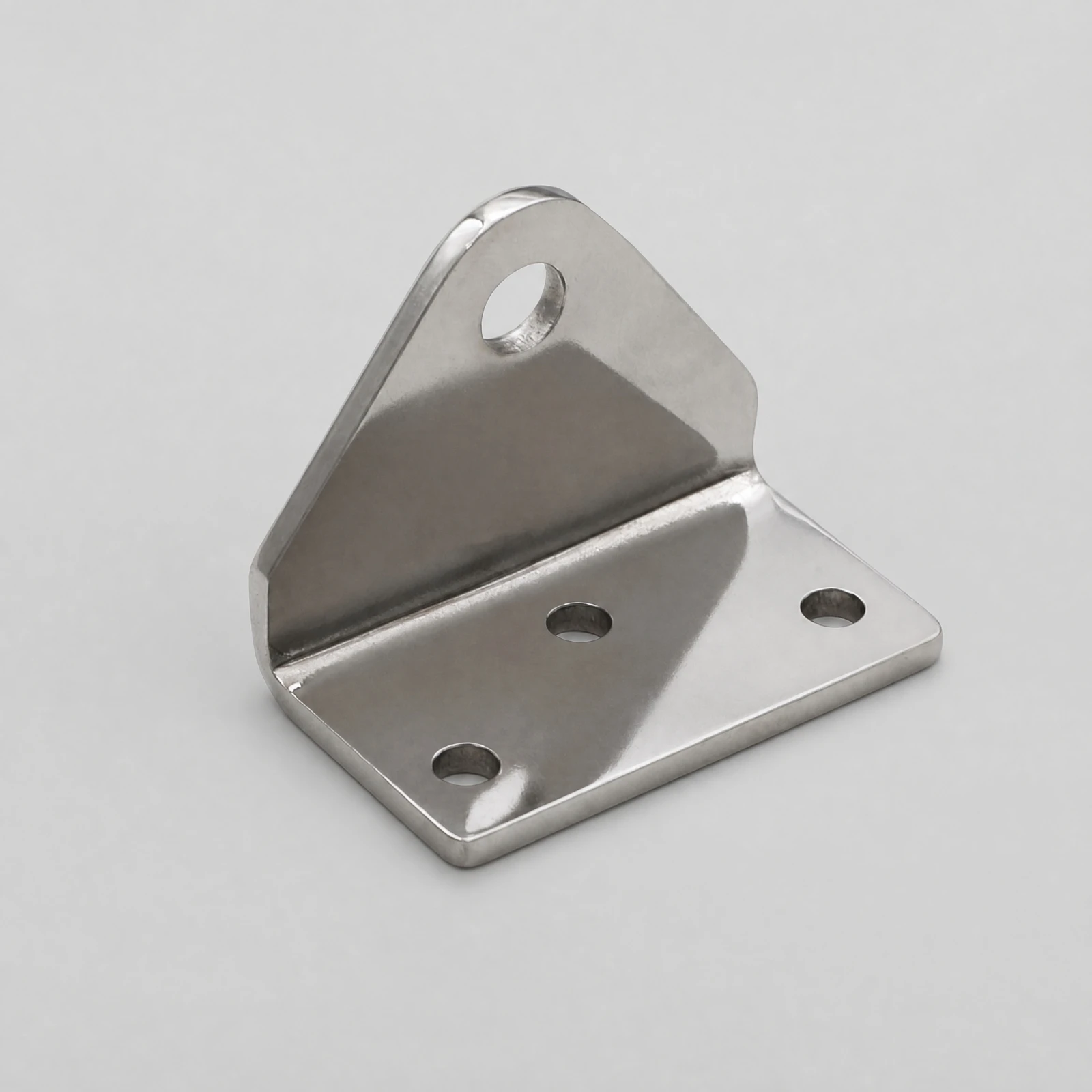 Right Angle Bracket Heavy-Duty Marine L-Shaped Triangular Mounting Bracket Corner Brace Compact Slim for Boat Owners