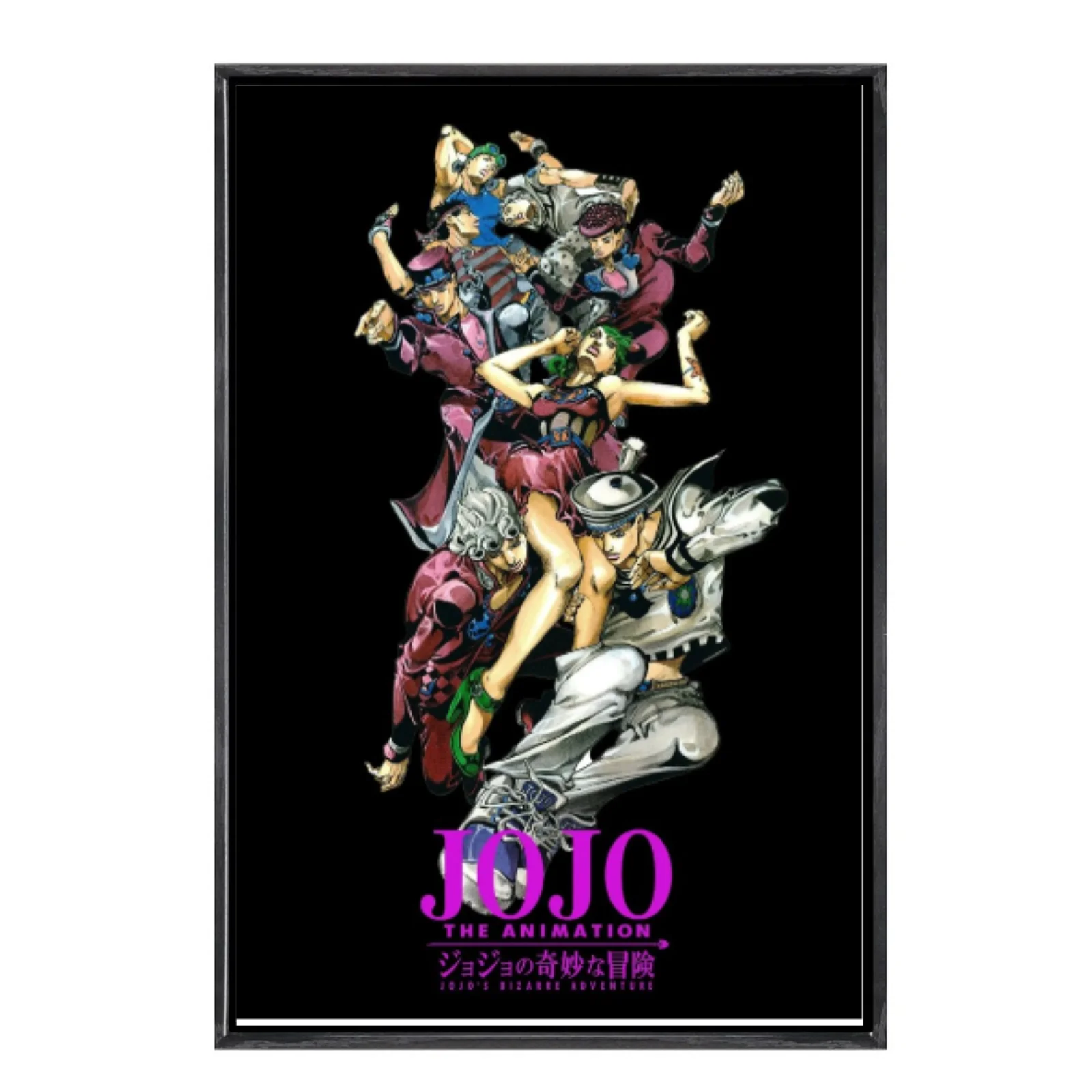

Японская манга «Невероятные приключения Джоджо», многоразмерный холст, постер в двойной рамке, настенное искусство, домашний декор, домашний декор