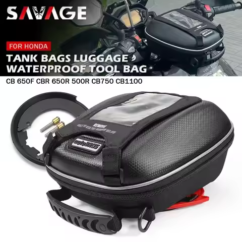 Motorcycle Tank Bag For HONDA CB650F CBR 500R CB500F CB500X CB 150R 250R 300R CBR1000RR CB750 Hornet 750 500 Tanklock Luggage