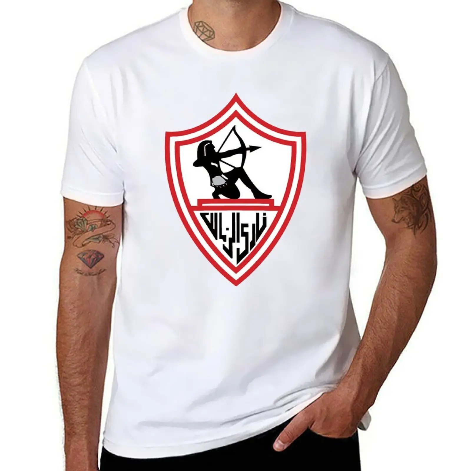 Zamalek T-Shirt anime t shirts for man funny t shirts dark humor T-Shirt