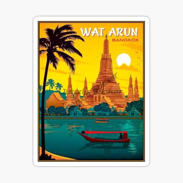 

Bangkok Thailand Scenery Car Sticker Car Stickers Wall Car Window Glass Off-road Decal Customizable