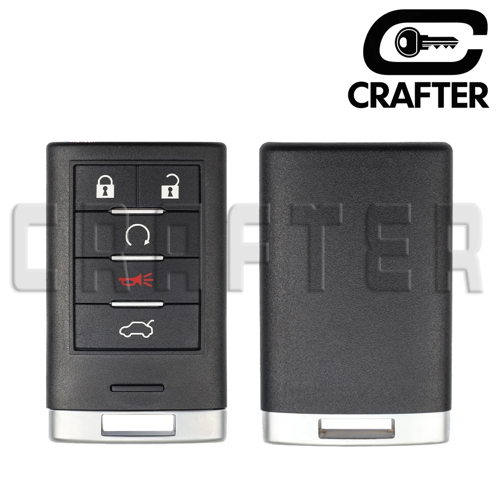 Chiave Crafter M3N5WY7777A 315 MHz ID46 Chiave telecomando intelligente per auto 4/5 pulsanti per Cadillac CTS STS SLS 2008 2009 2010 2011 2012 2013 2014