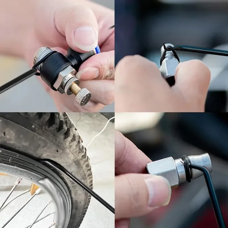 Extrator profissional de gancho de precisão, ferramentas de reparo de automóveis, 4/10 peças, conjunto de driver de vedação de óleo verde automotivo, ferramenta de remoção de anel o