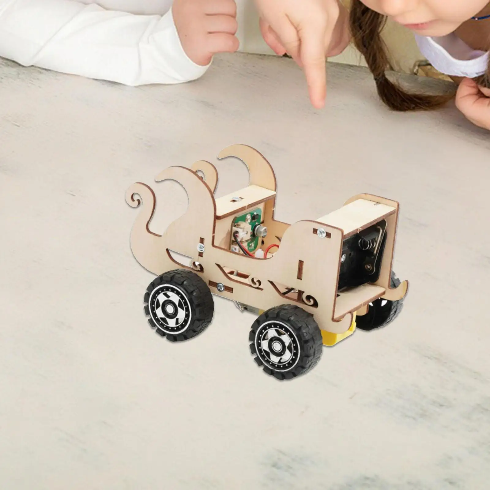 DIY Control Car Toy Assembly Educational for Ages 6+ Year Old