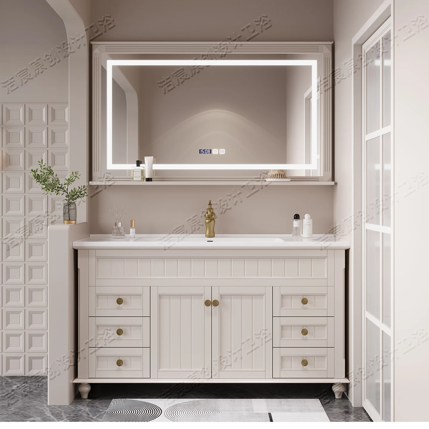Armário de Banheiro com Divisó - Luxury Skincare Display avaliação e preço