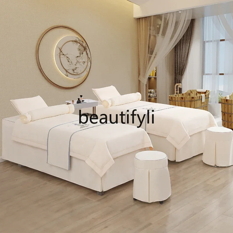 

Special bedding Four Seasons Light Luxury Beauty Salon High-grade summer cotton and linen sheets Physiotherapy bed cover