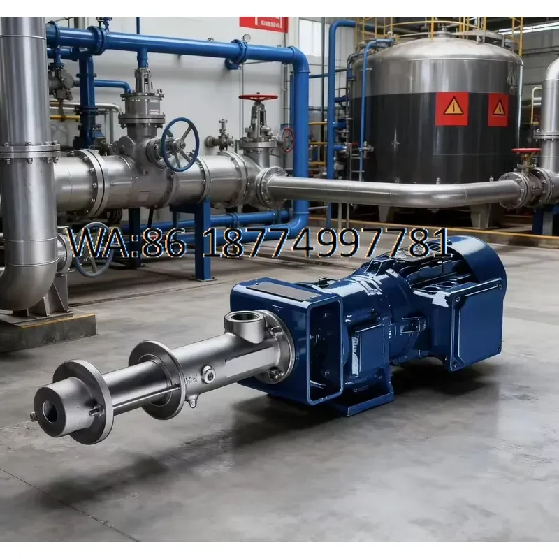 custom for SEEPEX D Screw Dosing Pump Biofuel Industry High Viscosity Corrosive Fluids Explosion Proof Inverter Motor Energy