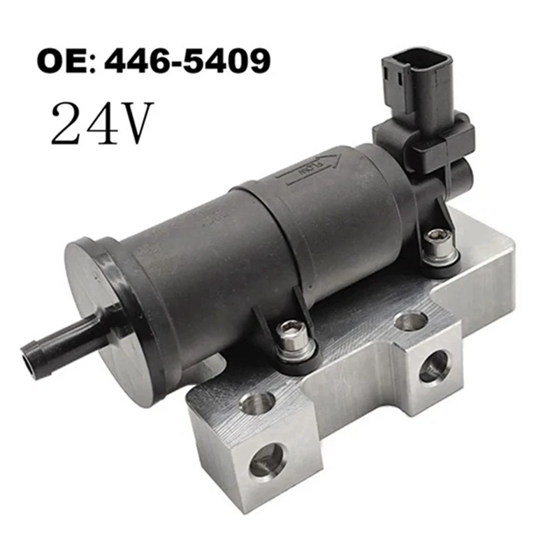 24V Fuel Transfer Pump 446-5409 4465409 Compatible For Caterpillar CAT C4.4 C6.6 C7.1 312E 312F 313F 924K 930K 938K