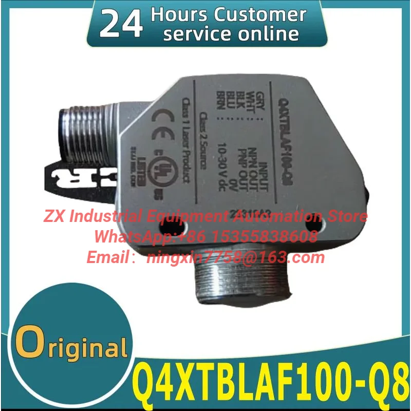 Original Q4XTBLAF100-Q8 laser sensor