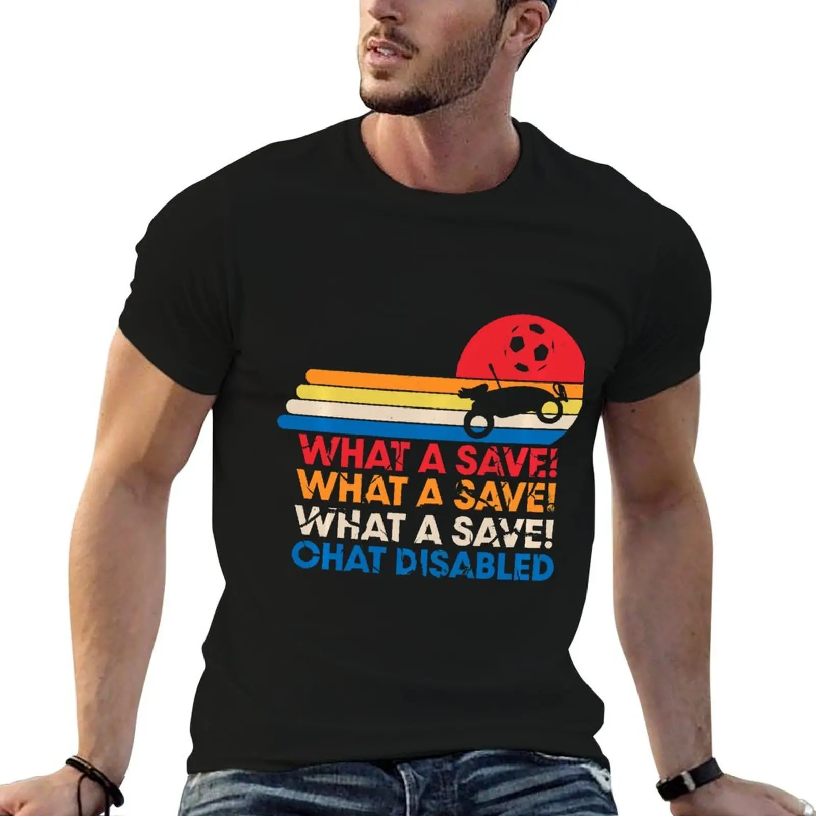 

What A Save Retro Rocket Soccer Car League Pullover T-Shirt t shirt for man essential t shirt T-Shirt