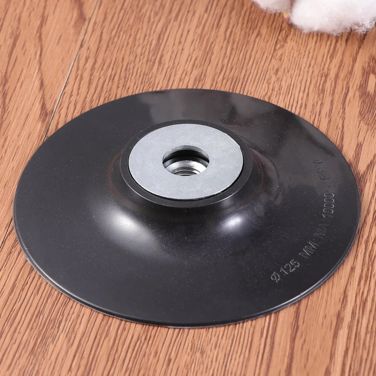 5 بوصة 125 مللي متر الصلب ورقة قرص الطحن وسادة مطاطية الصنفرة ورقة تلميع لوحة للخشب المعادن حجر الطلاء 14 ثقوب أسود