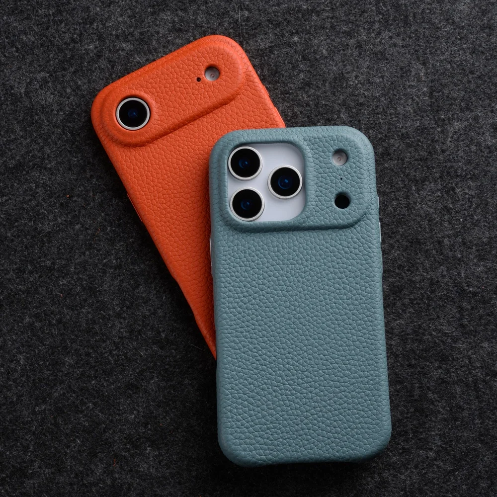 

Чехол премиум-класса из воловьей кожи для iPhone Air 17 Pro Max 17, чехол для беспроводной зарядки