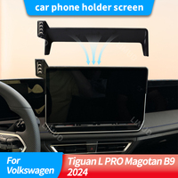 Car phone holder screen For Volkswagen Tiguan L PRO Magotan B9 2024 Mount Suction Cup Magnet Mobile Cellphone Support Stand