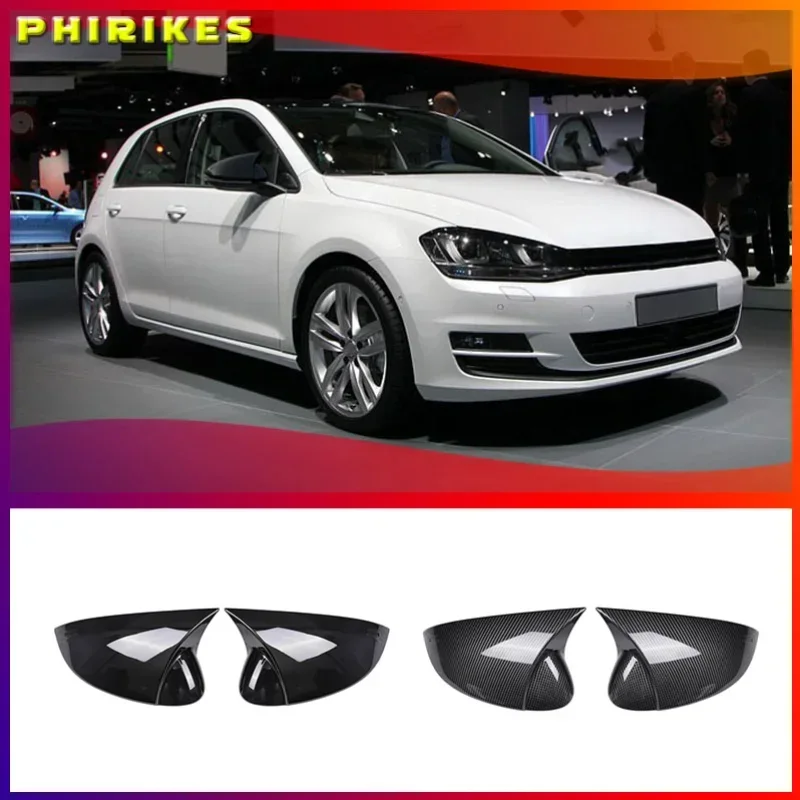 

For Volkswagen VW Golf 8 MK8 PRO 2021 2022 Carbon Fiber Accessories Car Side Door Rearview Turning Mirror Styling Cover Trim