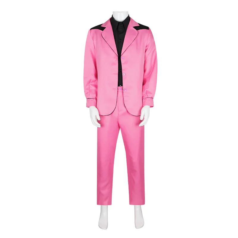 

Pink Performance Costume Elvis Presley King Cosplay Halloween Role-playing Women's Ethnic Stage Costume Chinese Production