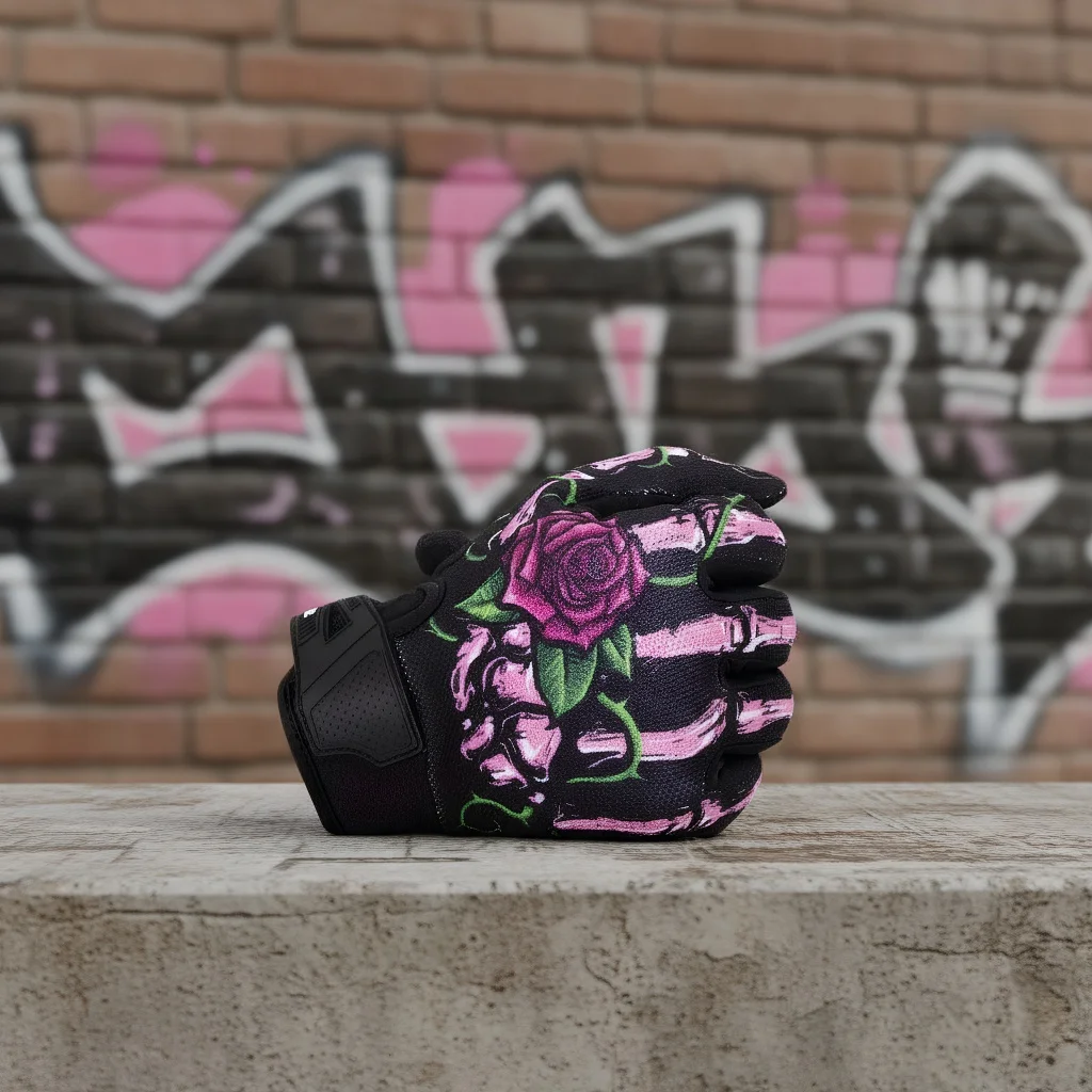 

Full Finger Touch Screen Motorcycle Gloves with Ghost Claw Joker Skull Design for Mountain Bike Riding