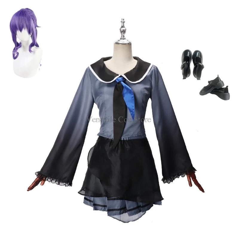 Asahina Mafuyu Cosplay Costume parrucca progetto Anime Sekai colorato Stage Cosplay Halloween Party uniforme per le donne ragazze