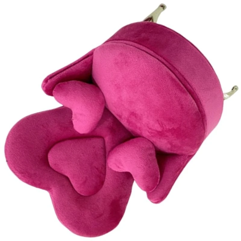 

Dollhouses Pink Plush Miniature Sofa With Jewelry Box Function For Toyhouse Accessories 15UB