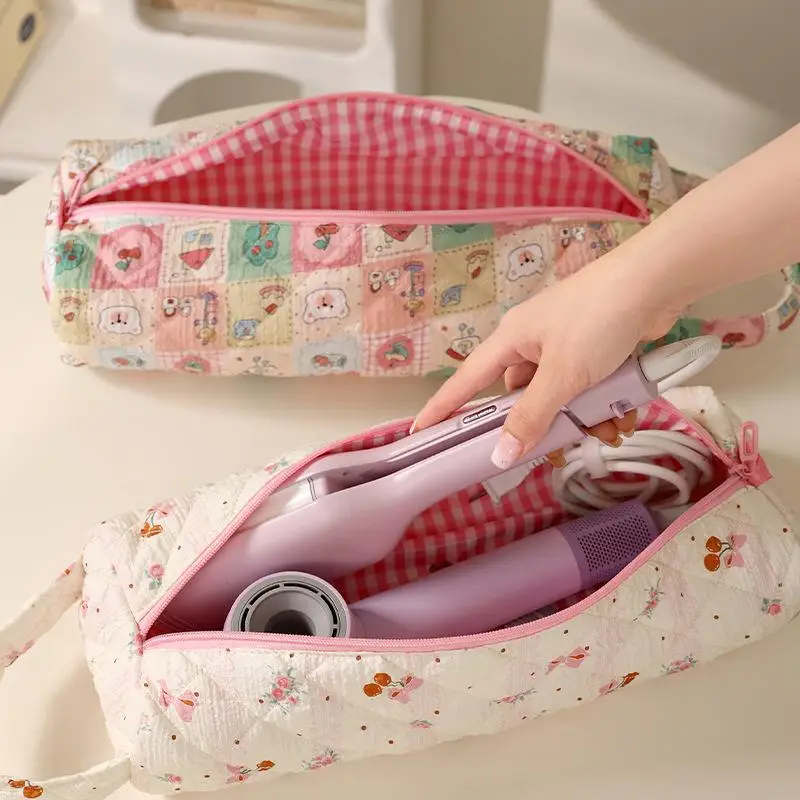String Bag for Customizable Hair Dryer; Travel Pouch for Styling Tools