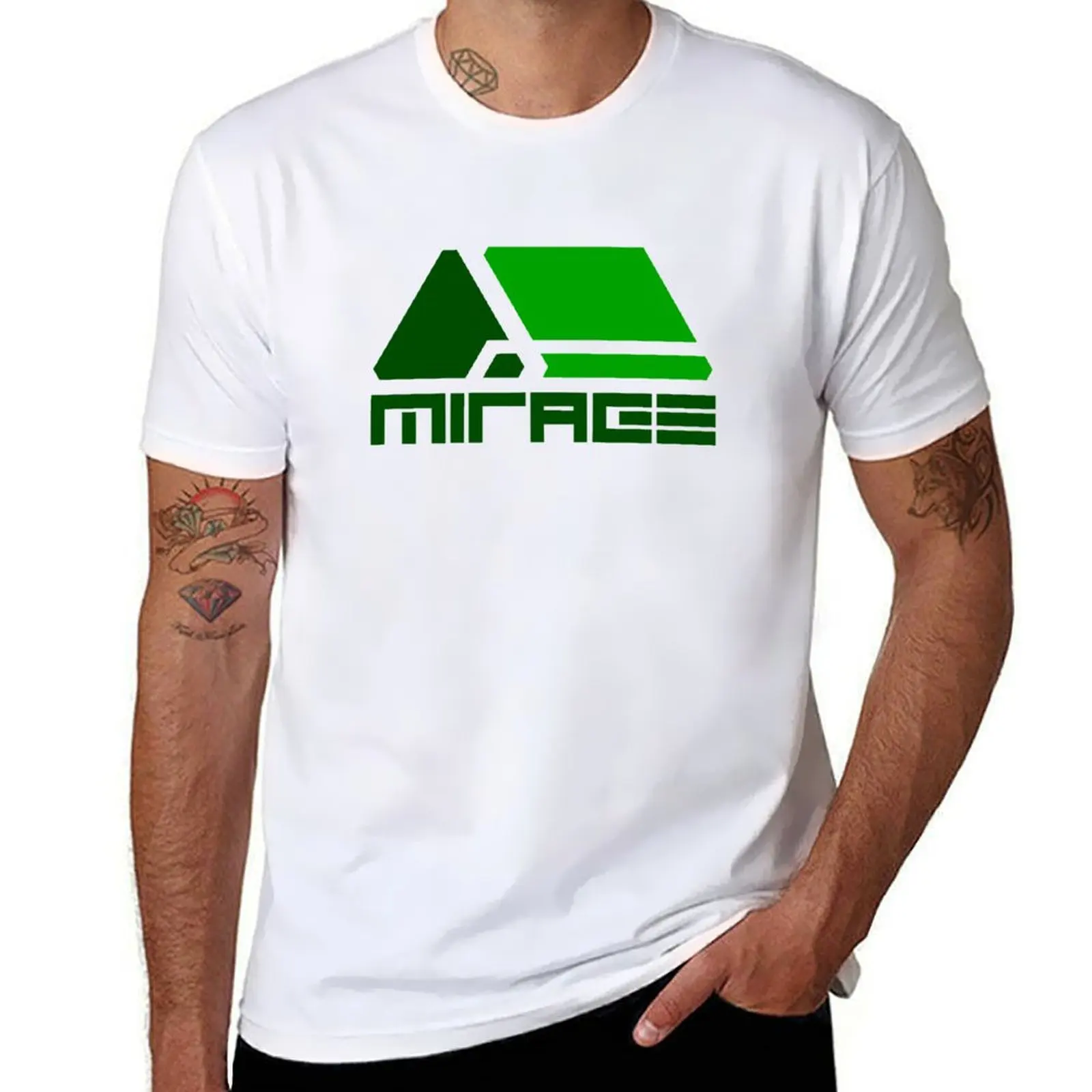 

Wipeout - MIRAGE Logo T-Shirt man t shirts graphic cotton tshirt 100% t shirt man luxury T-Shirt