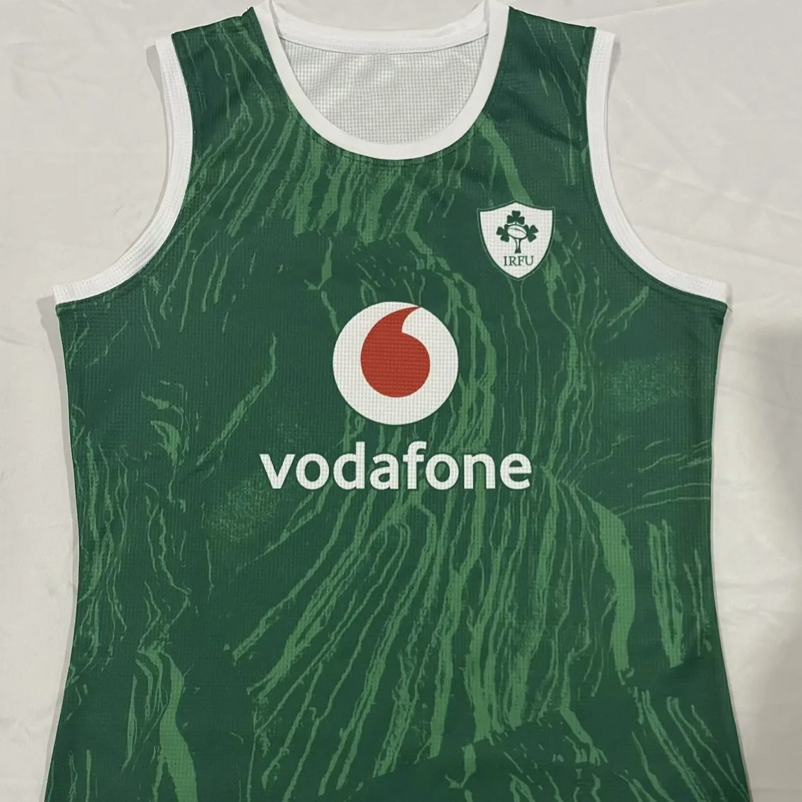 Ireland Vest Rugby Jersey 2025 Home Away Rugby Shirt T-Shirt Singlet Vest American Fashion Sportswear Men's Women's 3D Print Top